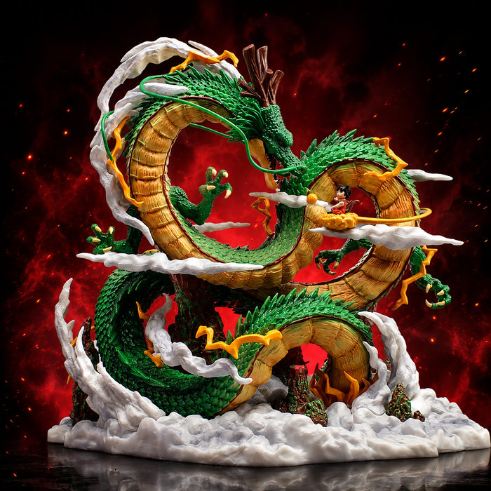 Dragon Ball Shenron with Son Goku Action Figure | 24 Cms |