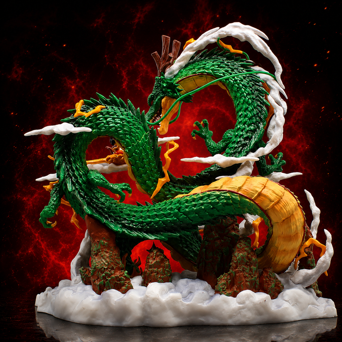 Dragon Ball Shenron with Son Goku Action Figure | 24 Cms |