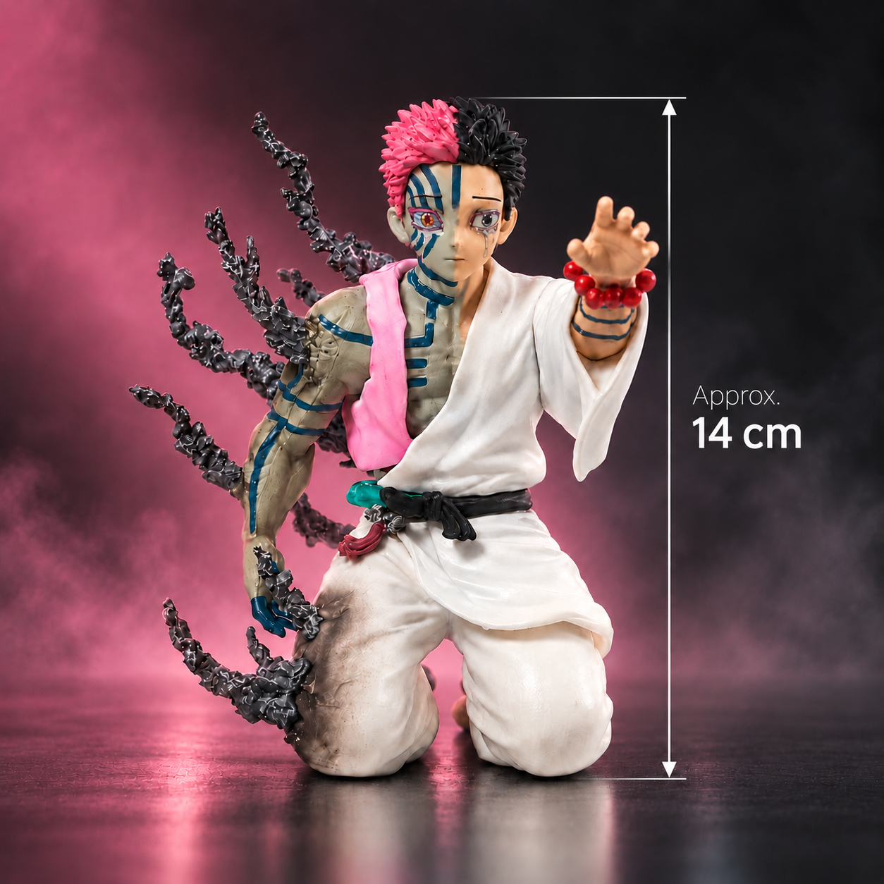 Demon Slayer Akaza Hakuji Split Form Action Figure | 14 cm Premium Anime Collectible
