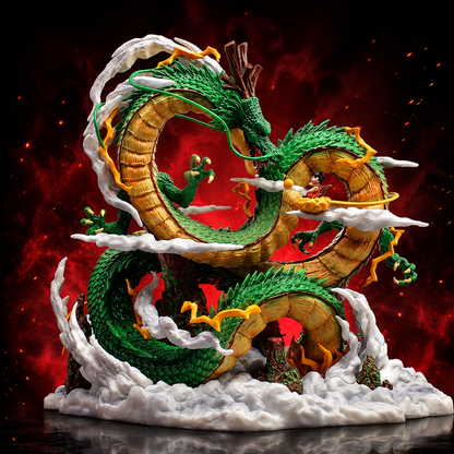 Dragon Ball Shenron with Son Goku Action Figure | 24 Cms |