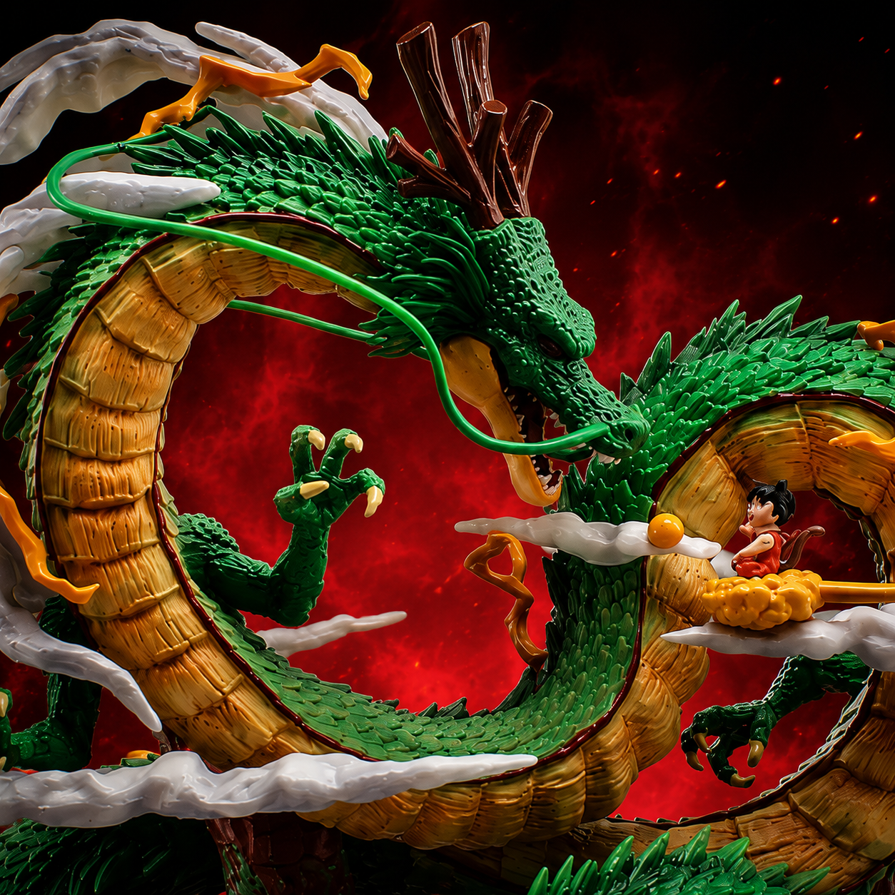 Dragon Ball Shenron with Son Goku Action Figure | 24 Cms |