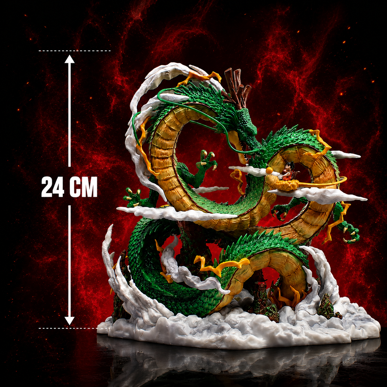 Dragon Ball Shenron with Son Goku Action Figure | 24 Cms |