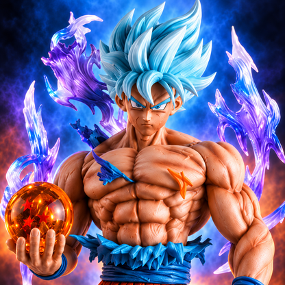 Dragon Ball Super Son Goku Super Saiyan Blue Action Figure | 29 cm Premium Anime Collectible
