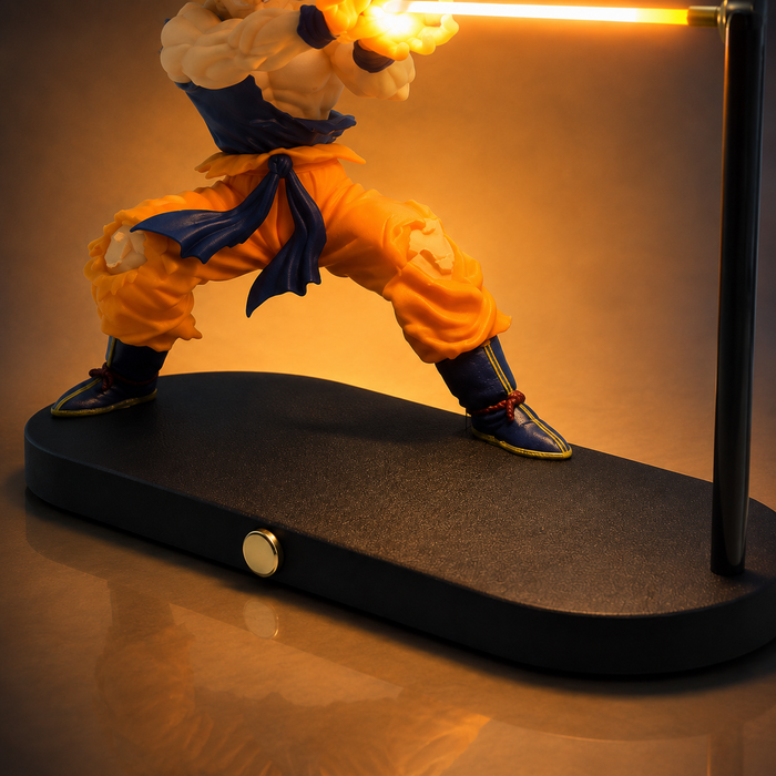 Dragon Ball Z Son Goku Super Saiyan Kamehameha LED Action Figure | Premium Anime Collectible Lamp
