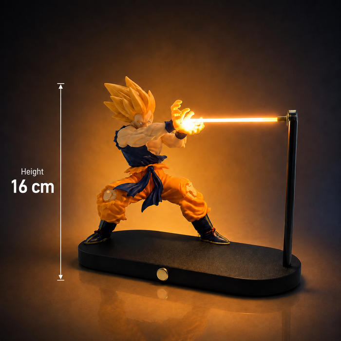 Dragon Ball Z Son Goku Super Saiyan Kamehameha LED Action Figure | Premium Anime Collectible Lamp