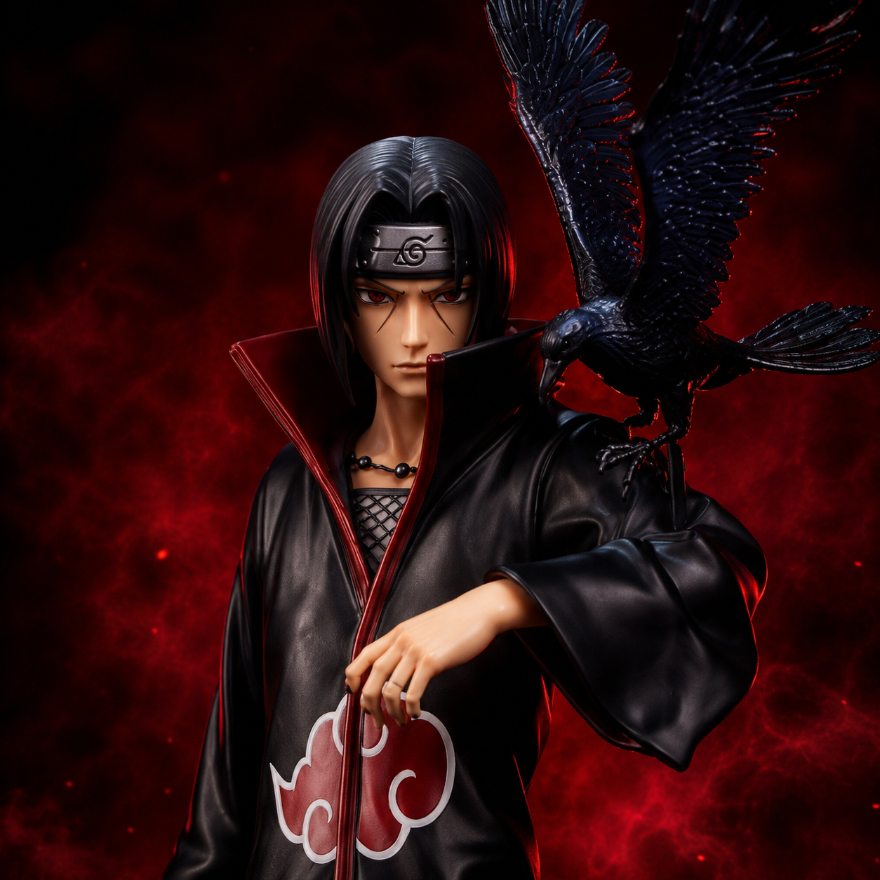 Naruto Shippuden Itachi Uchiha Akatsuki Action Figure | 29 Cms |