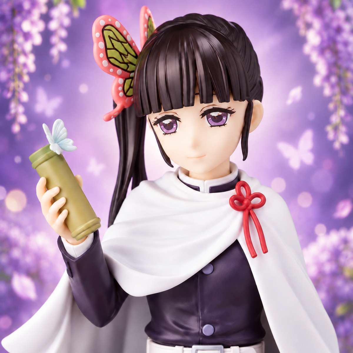 Demon Slayer Kanao Tsuyuri Sitting Action Figure | 14 cm Premium Anime Collectible