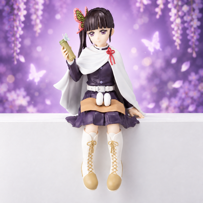 Demon Slayer Kanao Tsuyuri Sitting Action Figure | 14 cm Premium Anime Collectible