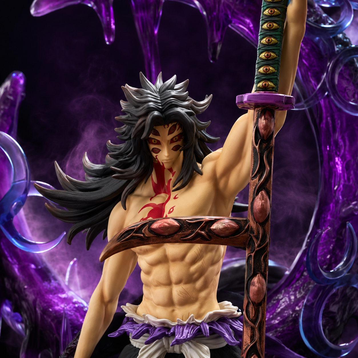Demon Slayer Upper Rank One Kokushibo Action Figure | Premium Collectible |