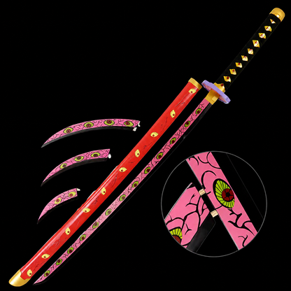 Demon Slayer Kokushibo Moon Breathing Katana Sword | 100 cm Premium Anime Collectible