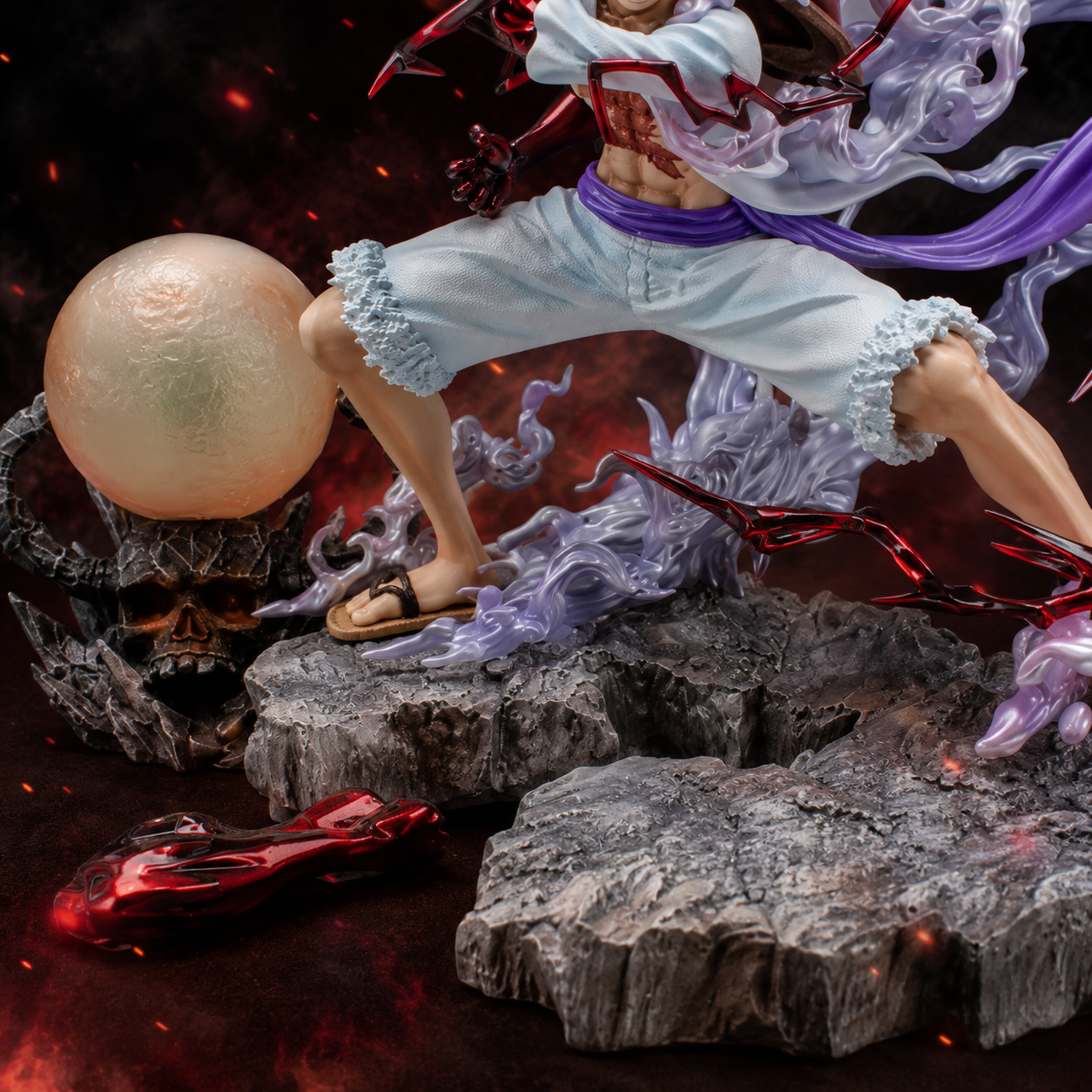 One Piece Monkey D. Luffy Gear 5 Battle Action Figure | 30 Cms |