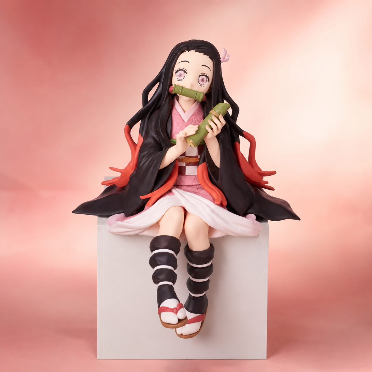 Demon Slayer Nezuko Kamado Sitting Action Figure | 15 cm Premium Anime Collectible
