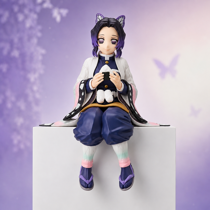 Demon Slayer Shinobu Kocho Sitting Action Figure | 15 cm Premium Anime Collectible