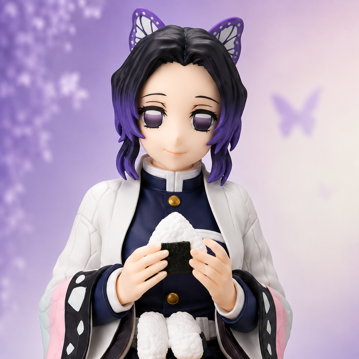 Demon Slayer Shinobu Kocho Sitting Action Figure | 15 cm Premium Anime Collectible