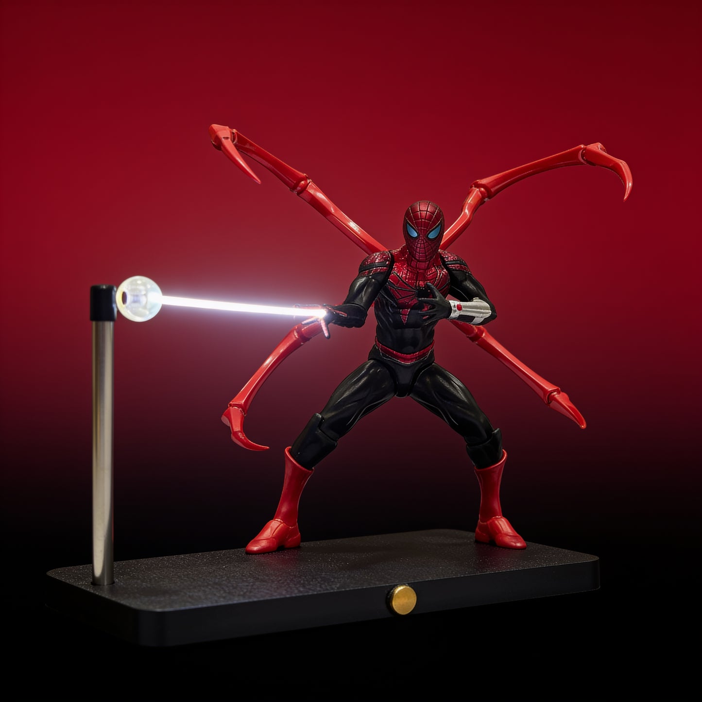 Marvel Spider-Man Iron Spider LED Action Figure | 16 cm Premium Superhero Collectible Lamp