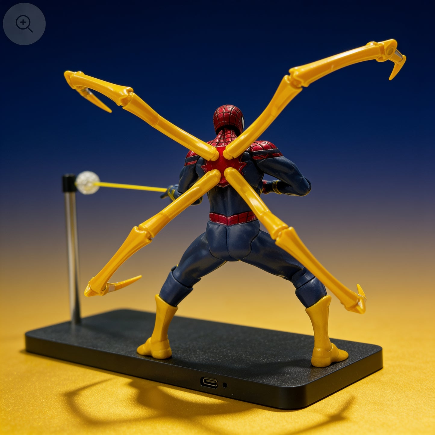 Marvel Spider-Man Iron Spider LED Action Figure | 16 cm Premium Superhero Collectible Lamp