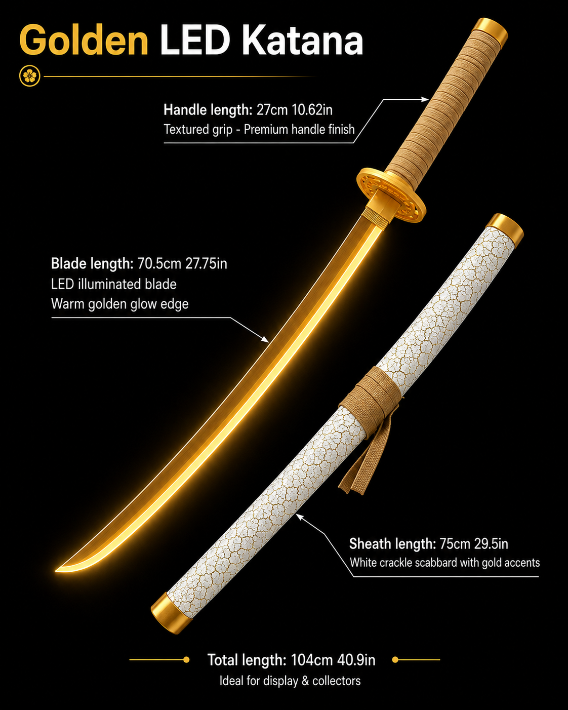 True Destined LED Katana – Bleach