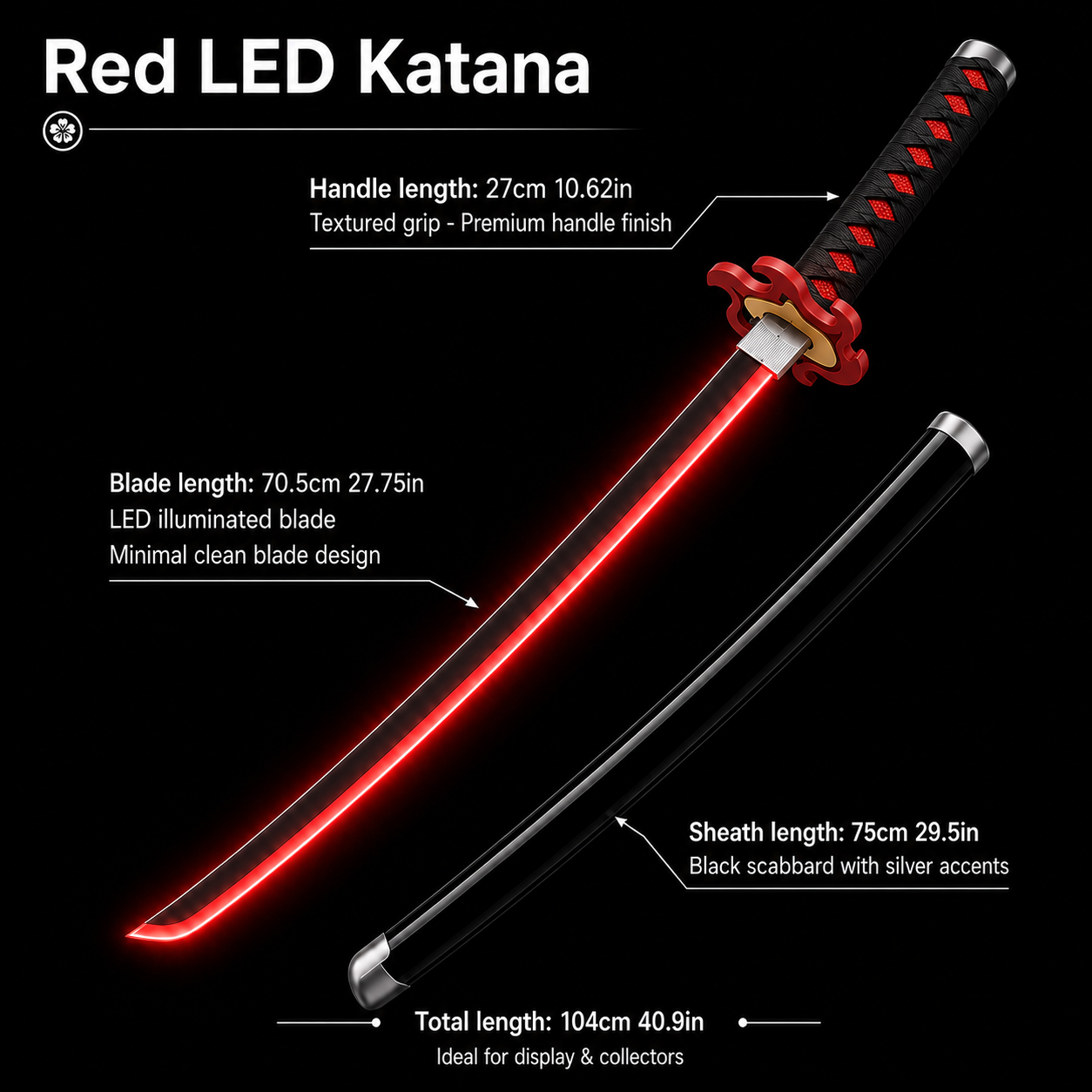 Tanjiro Fire Katana – Demon Slayer