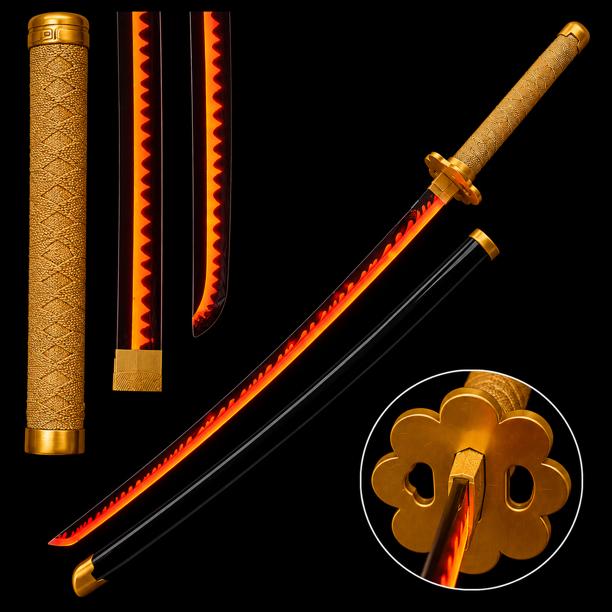 Yoriichi Nichirin Katana– Demon Slayer