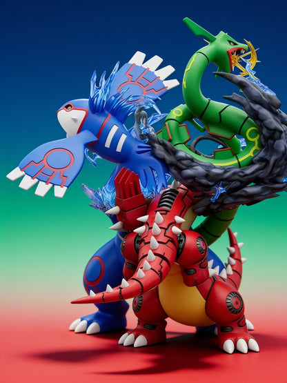 Pokémon Rayquaza Kyogre Groudon Weather Trio Action Figure | 30 cm Premium Anime Collectible